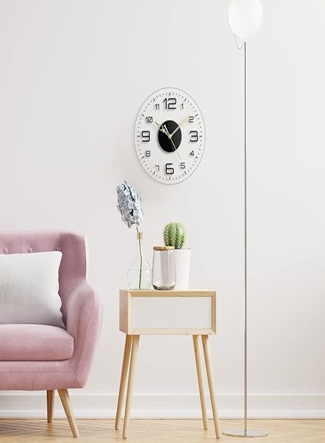 9br Acrylic Wall Clock || Silent Movement Wall Clock || Acrylic Wall Clock for Home Stylish Latest 3D Big || Designer Wall Clock for Home Decor || (Transparent, 12 Inch) (Modern) - Image 5